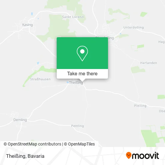 Карта Theißing