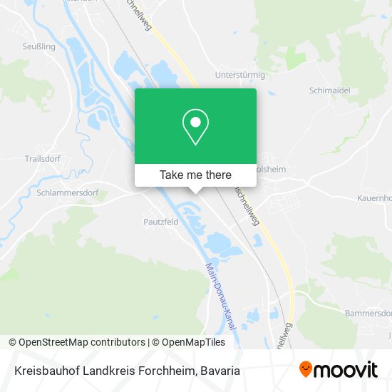 Kreisbauhof Landkreis Forchheim map
