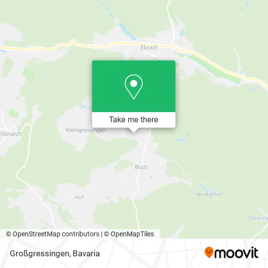 Карта Großgressingen