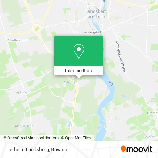 Карта Tierheim Landsberg