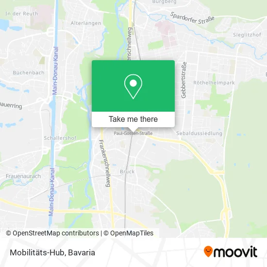 Карта Mobilitäts-Hub