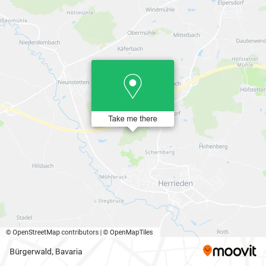 Карта Bürgerwald