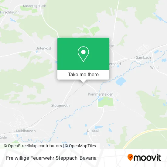 Карта Freiwillige Feuerwehr Steppach
