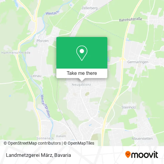 Карта Landmetzgerei März