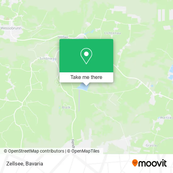 Карта Zellsee