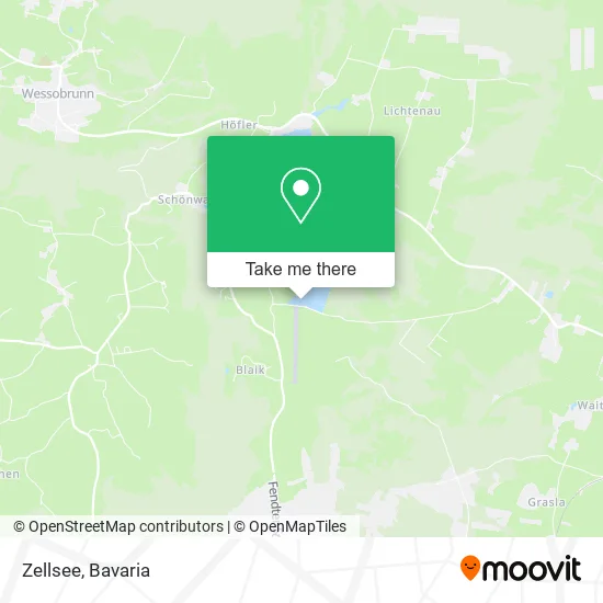 Карта Zellsee