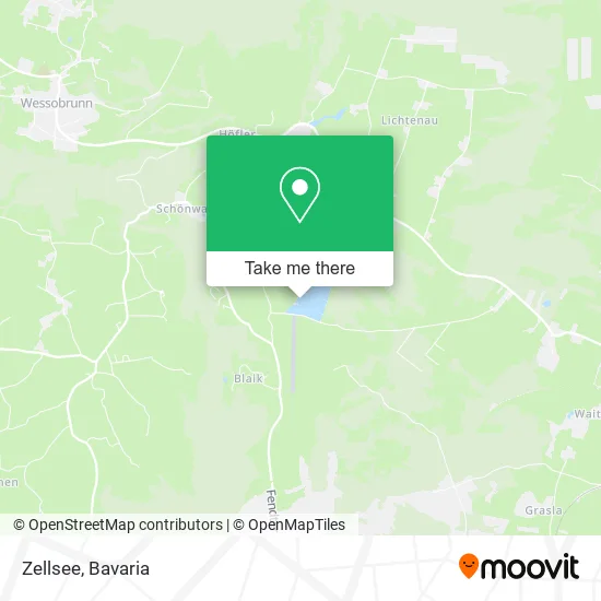 Карта Zellsee