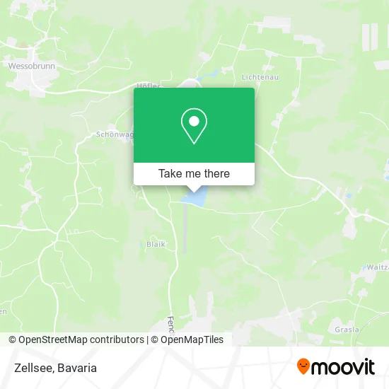 Карта Zellsee