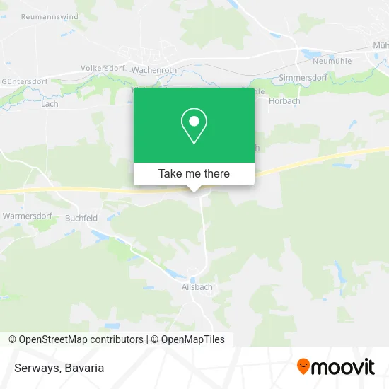 Карта Serways