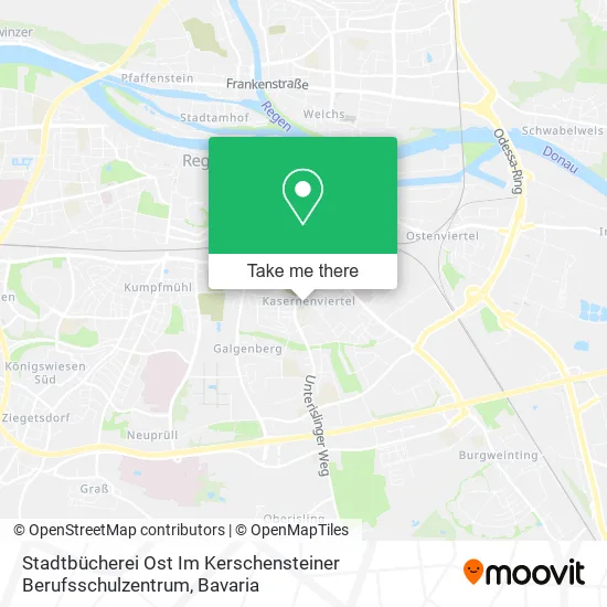 Карта Stadtbücherei Ost Im Kerschensteiner Berufsschulzentrum