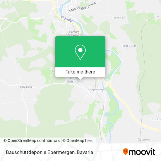 Bauschuttdeponie Ebermergen map