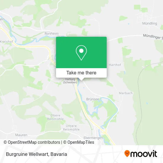 Карта Burgruine Wellwart