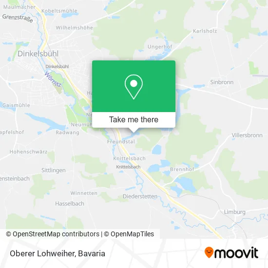 Карта Oberer Lohweiher
