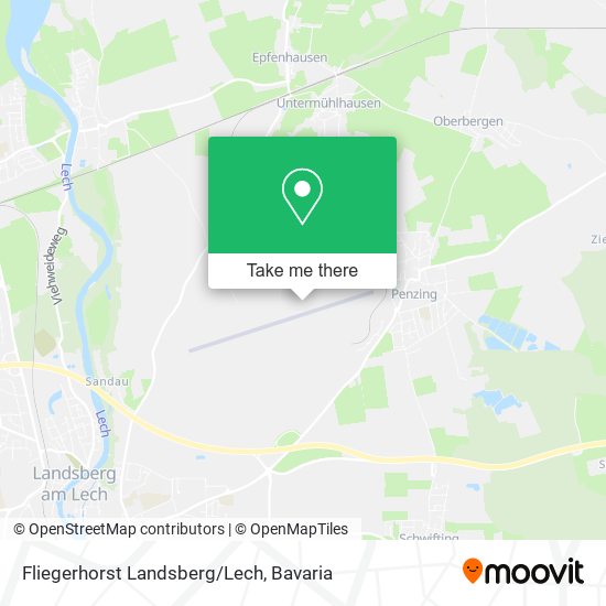 Fliegerhorst Landsberg/Lech map