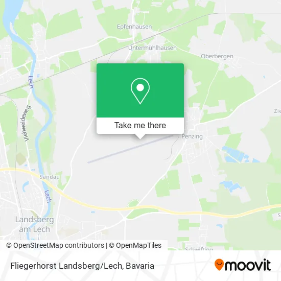 Карта Fliegerhorst Landsberg/Lech