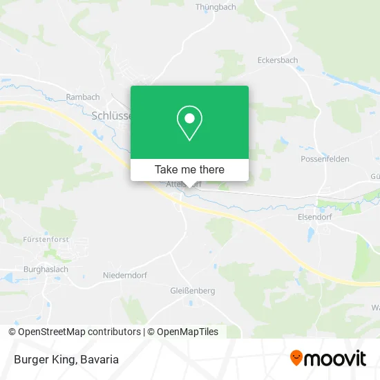Карта Burger King