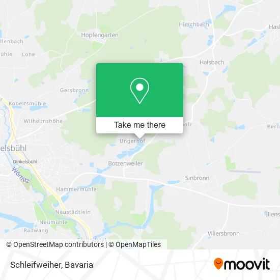 Карта Schleifweiher