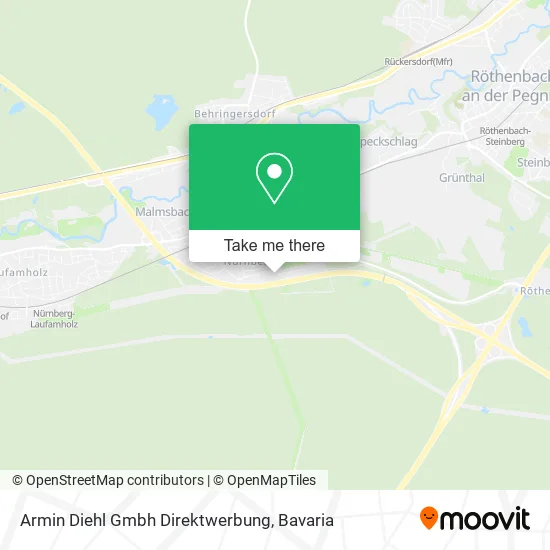 Карта Armin Diehl Gmbh Direktwerbung