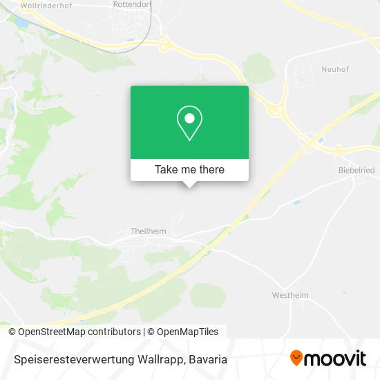 Карта Speiseresteverwertung Wallrapp