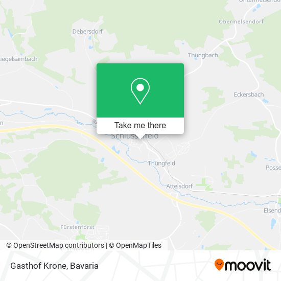 Gasthof Krone map