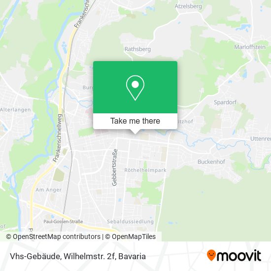 Vhs-Gebäude, Wilhelmstr. 2f map