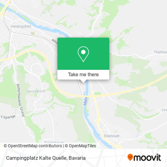 Campingplatz Kalte Quelle map