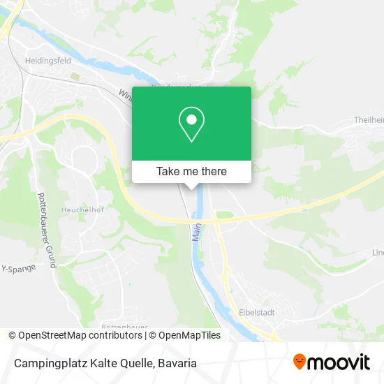 Карта Campingplatz Kalte Quelle