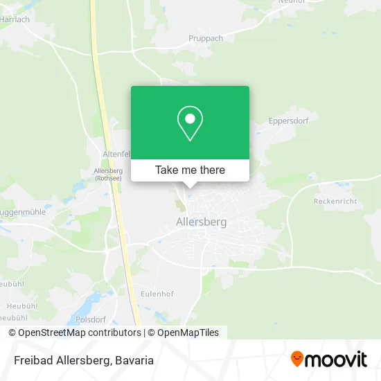 Карта Freibad Allersberg