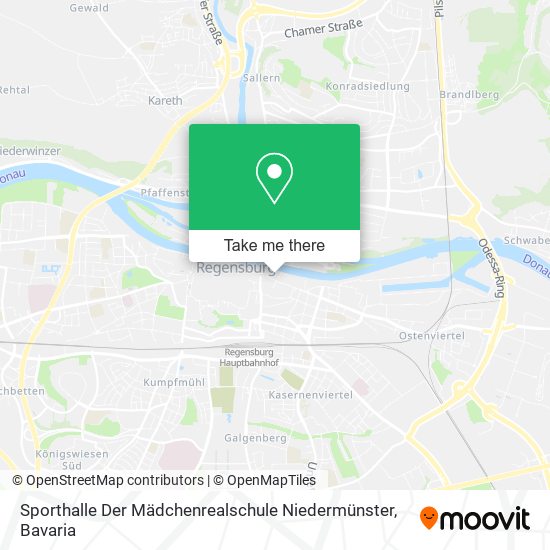 Sporthalle Der Mädchenrealschule Niedermünster map