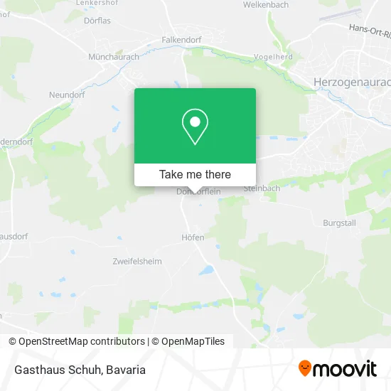 Карта Gasthaus Schuh