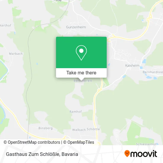 Карта Gasthaus Zum Schlößle