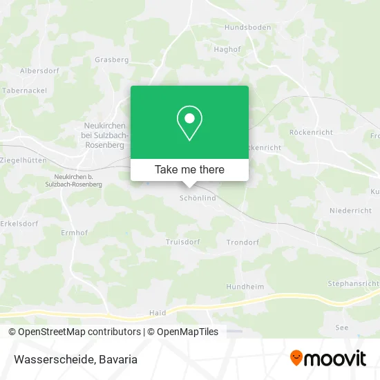 Карта Wasserscheide