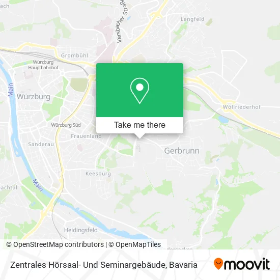 Карта Zentrales Hörsaal- Und Seminargebäude