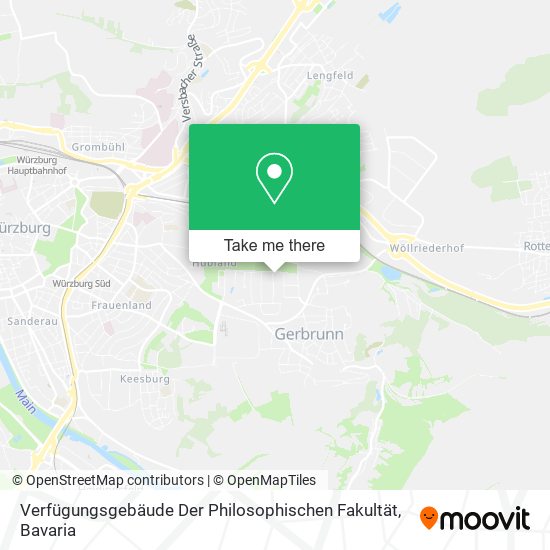 Verfügungsgebäude Der Philosophischen Fakultät map