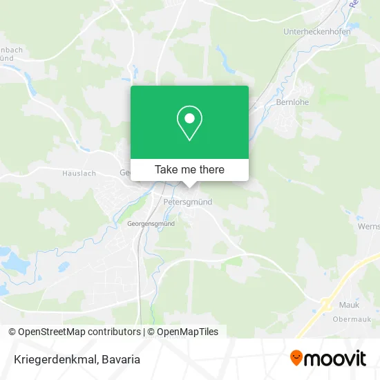 Карта Kriegerdenkmal