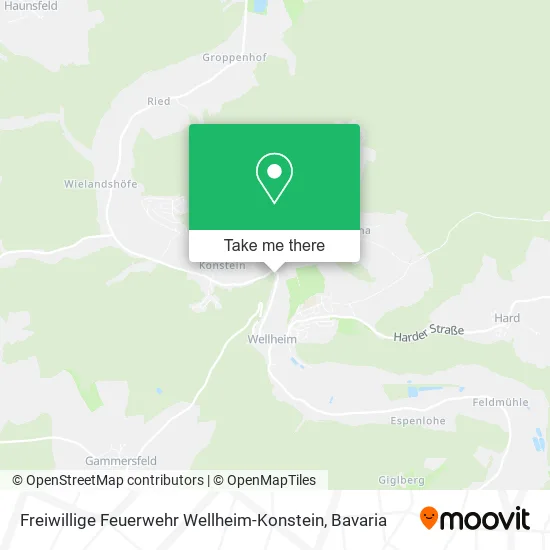 Карта Freiwillige Feuerwehr Wellheim-Konstein
