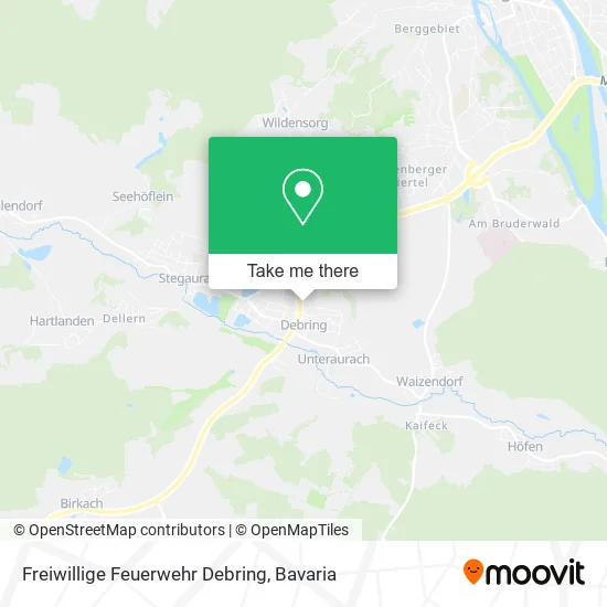 Карта Freiwillige Feuerwehr Debring