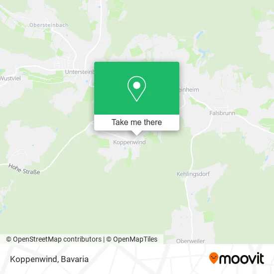 Карта Koppenwind
