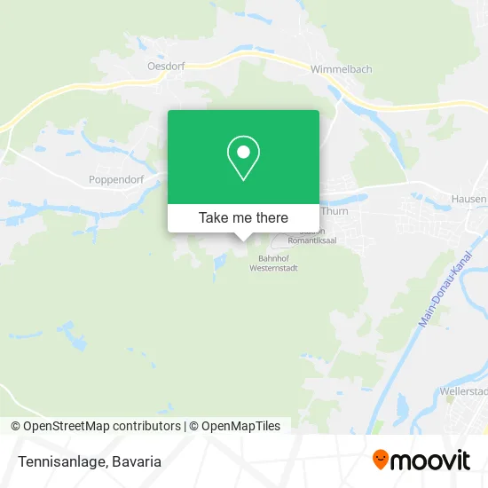 Карта Tennisanlage