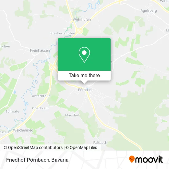 Карта Friedhof Pörnbach