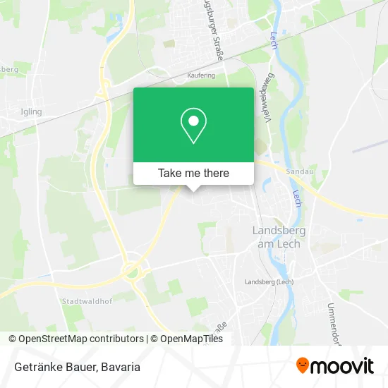 Карта Getränke Bauer