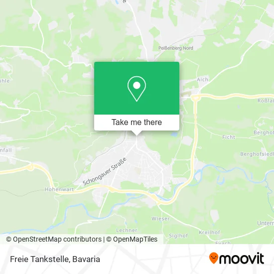 Карта Freie Tankstelle