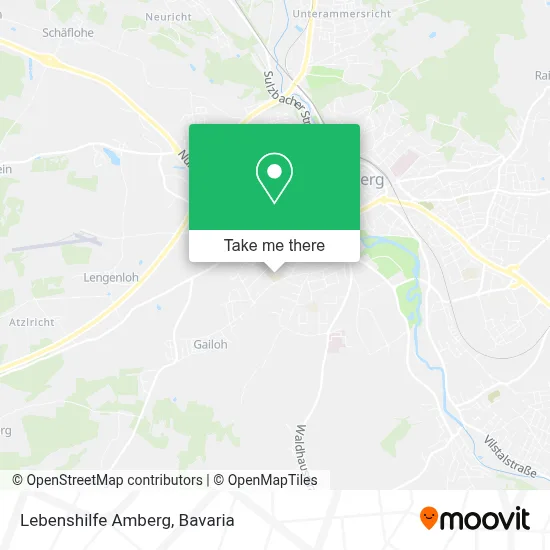 Lebenshilfe Amberg map