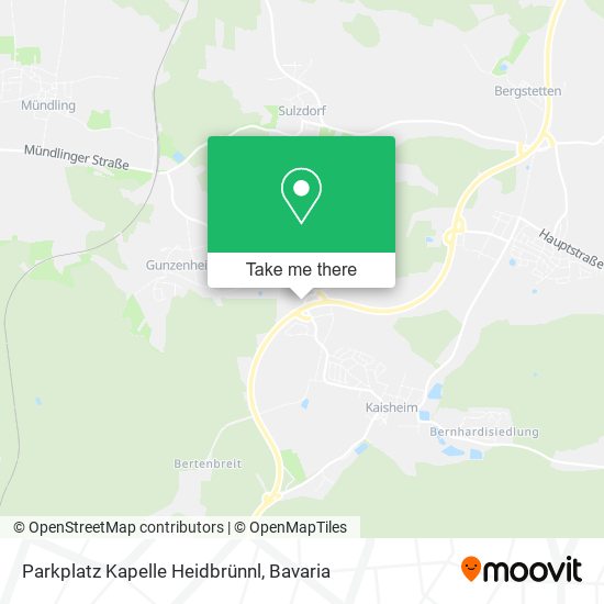 Parkplatz Kapelle Heidbrünnl map