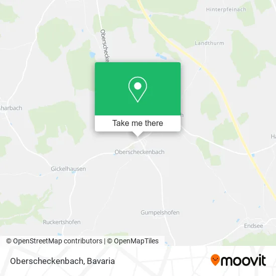 Карта Oberscheckenbach