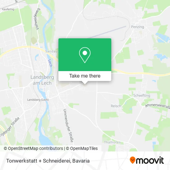 Карта Tonwerkstatt + Schneiderei