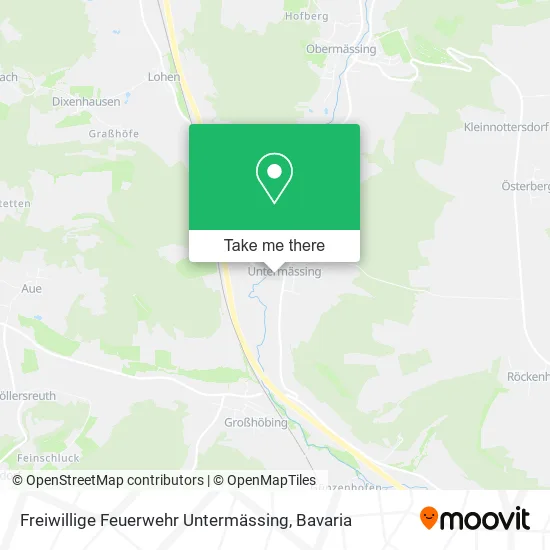 Карта Freiwillige Feuerwehr Untermässing