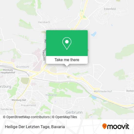 Карта Heilige Der Letzten Tage
