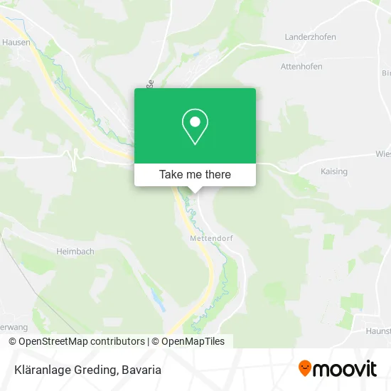 Карта Kläranlage Greding