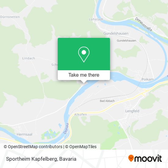 Sportheim Kapfelberg map